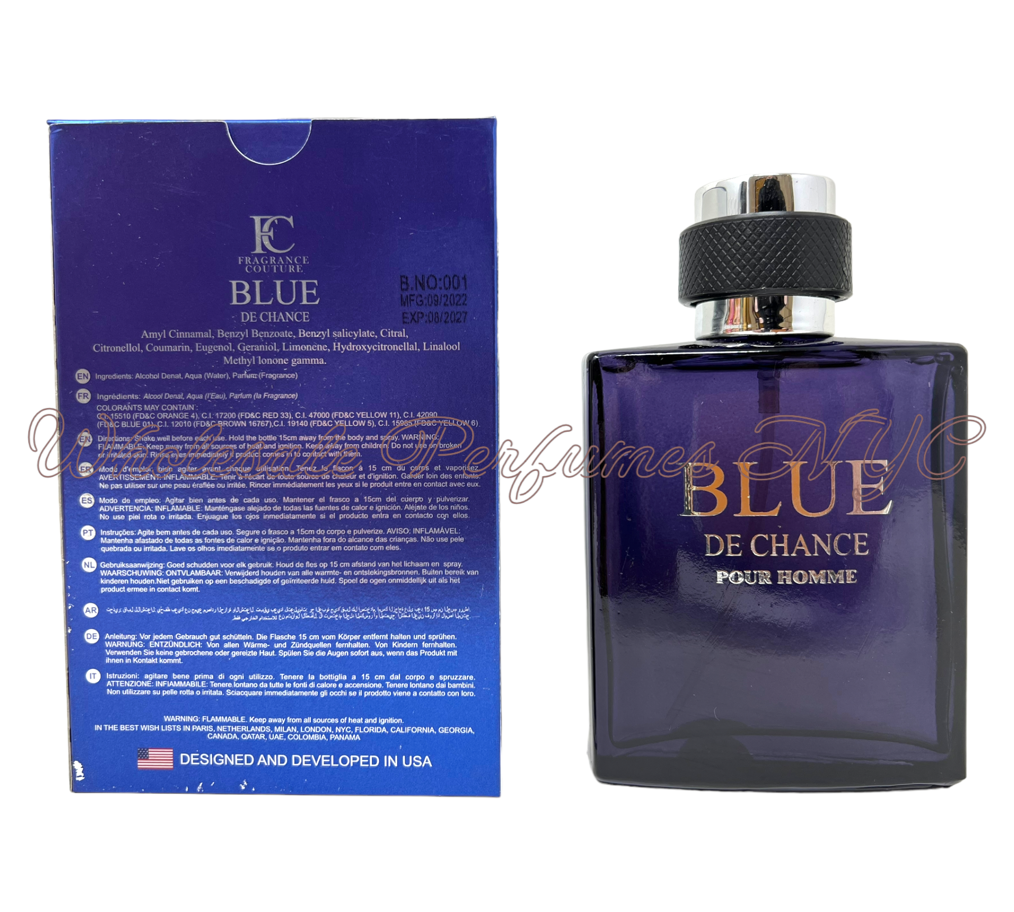 Chanel chance blue online